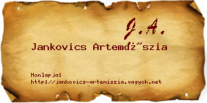 Jankovics Artemíszia névjegykártya